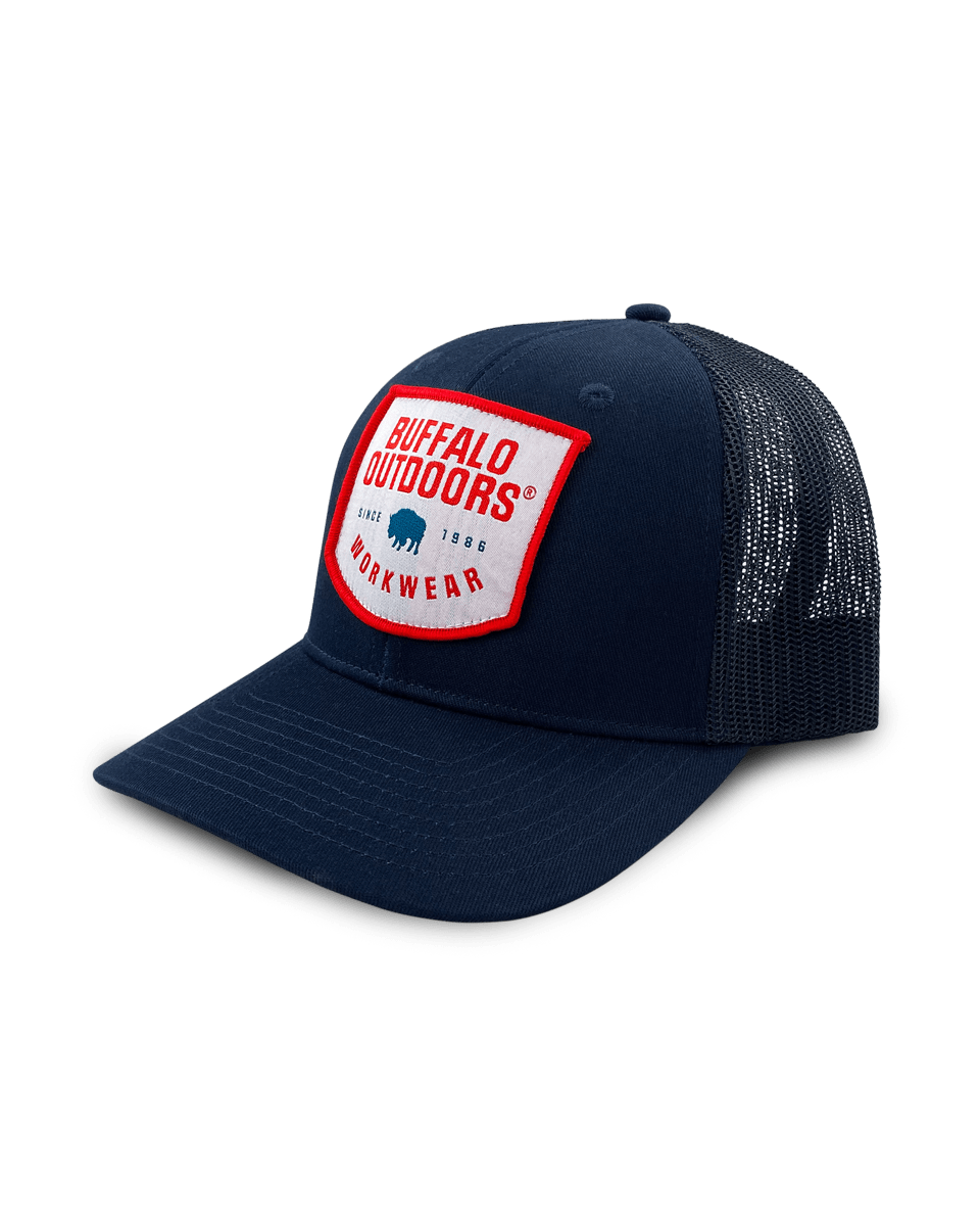 Woven Color Patch Trucker Hat