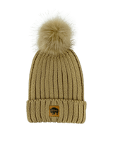 Women's Chunky Knit Pom Hat