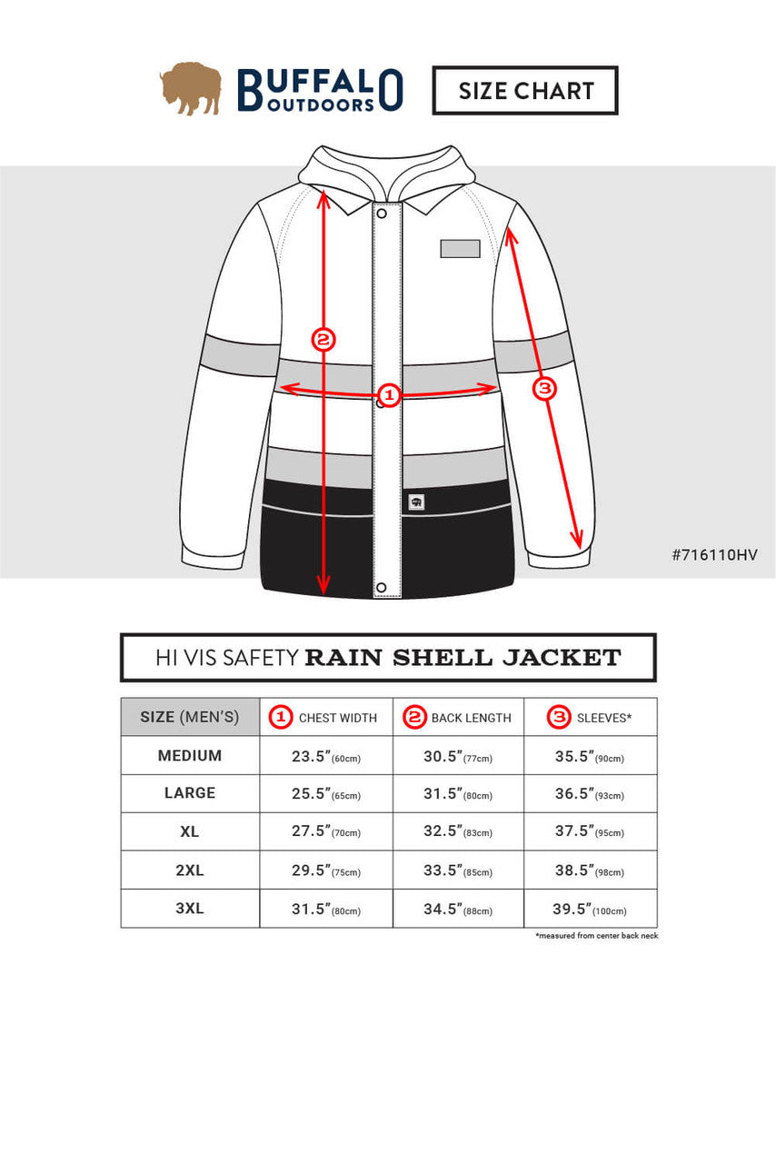 Safety Hooded Rain Shell