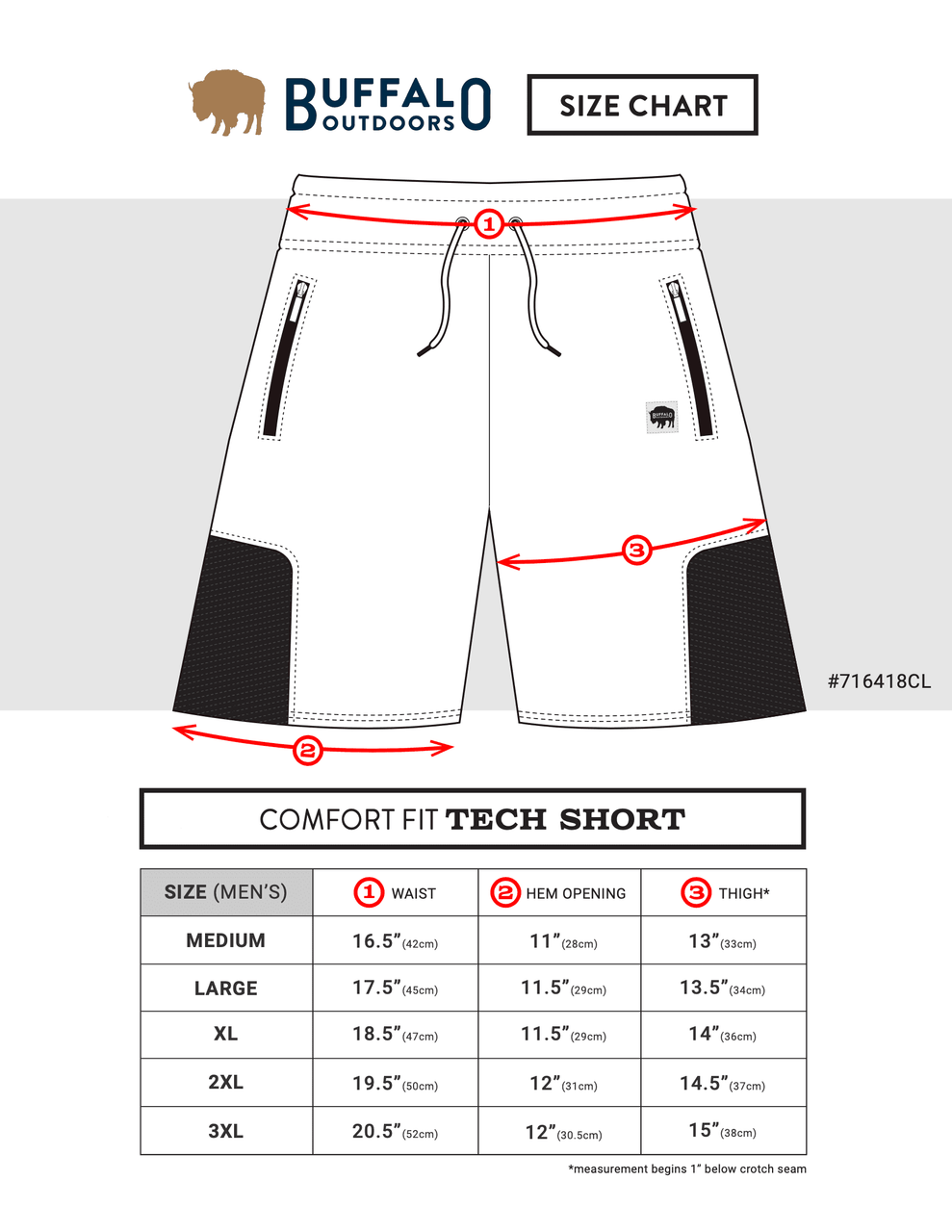 Men's Comfort Fit Tech Shorts