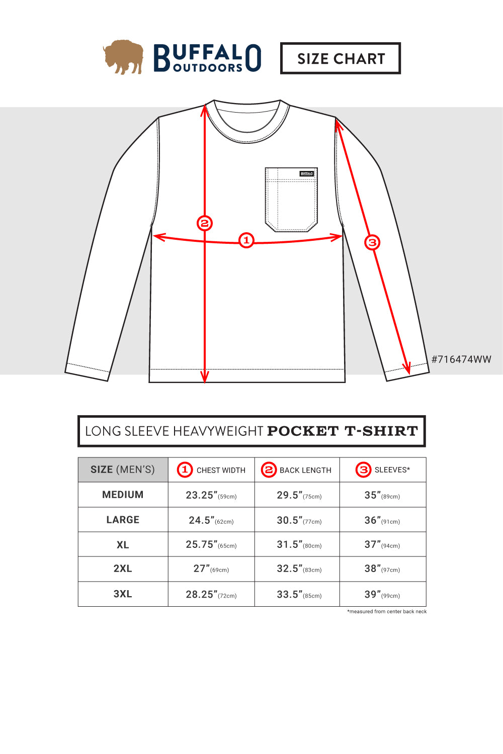 Men's Heavyweight Long Sleeve Pocket T-Shirt