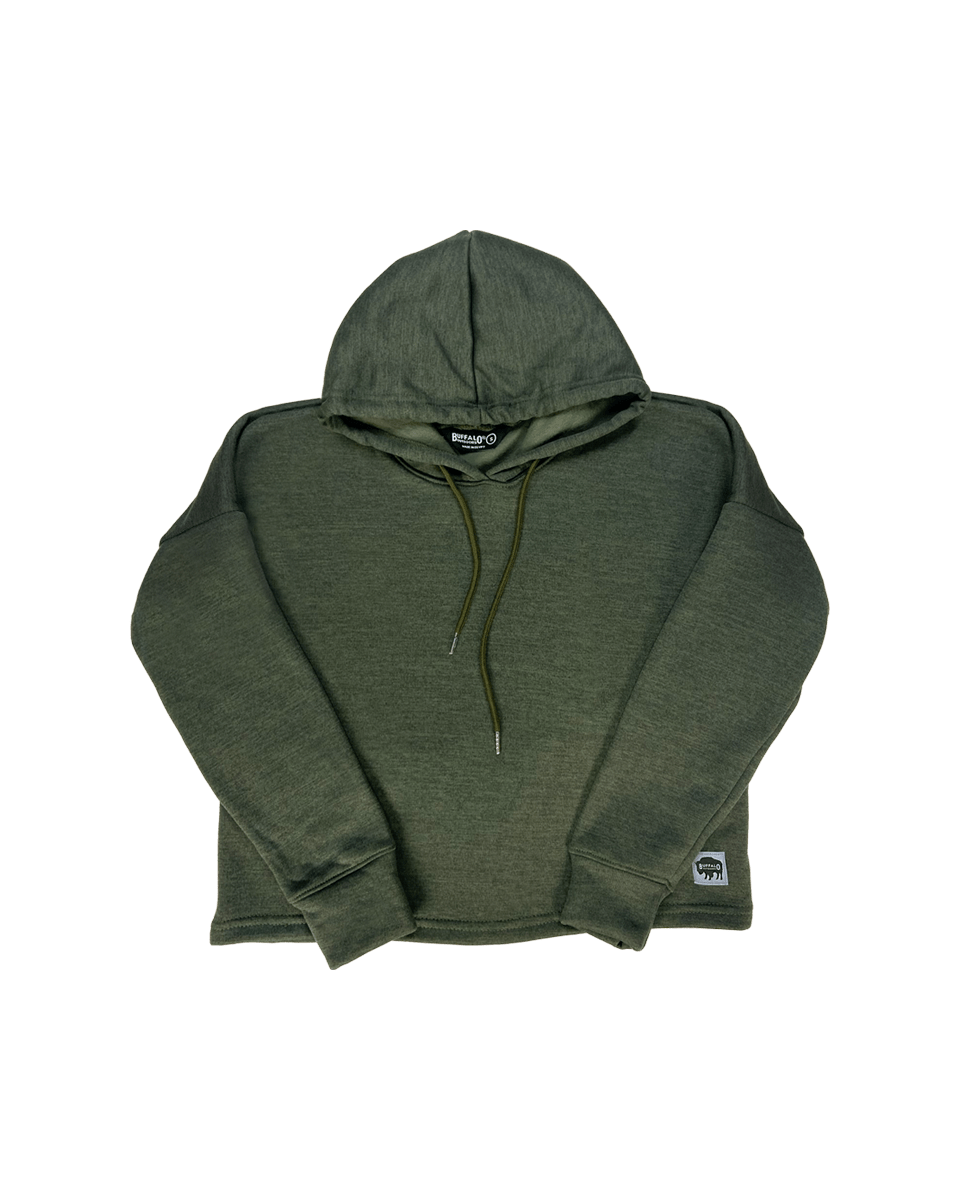 Women's Cropped Hooded Sweatshirt