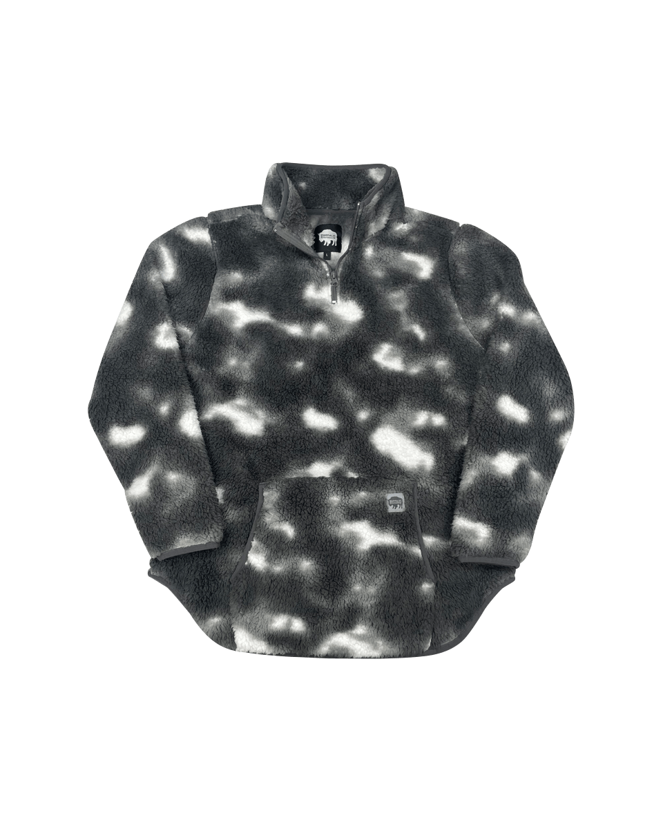 Women's Quarter-Zip Tie-Dye Sherpa