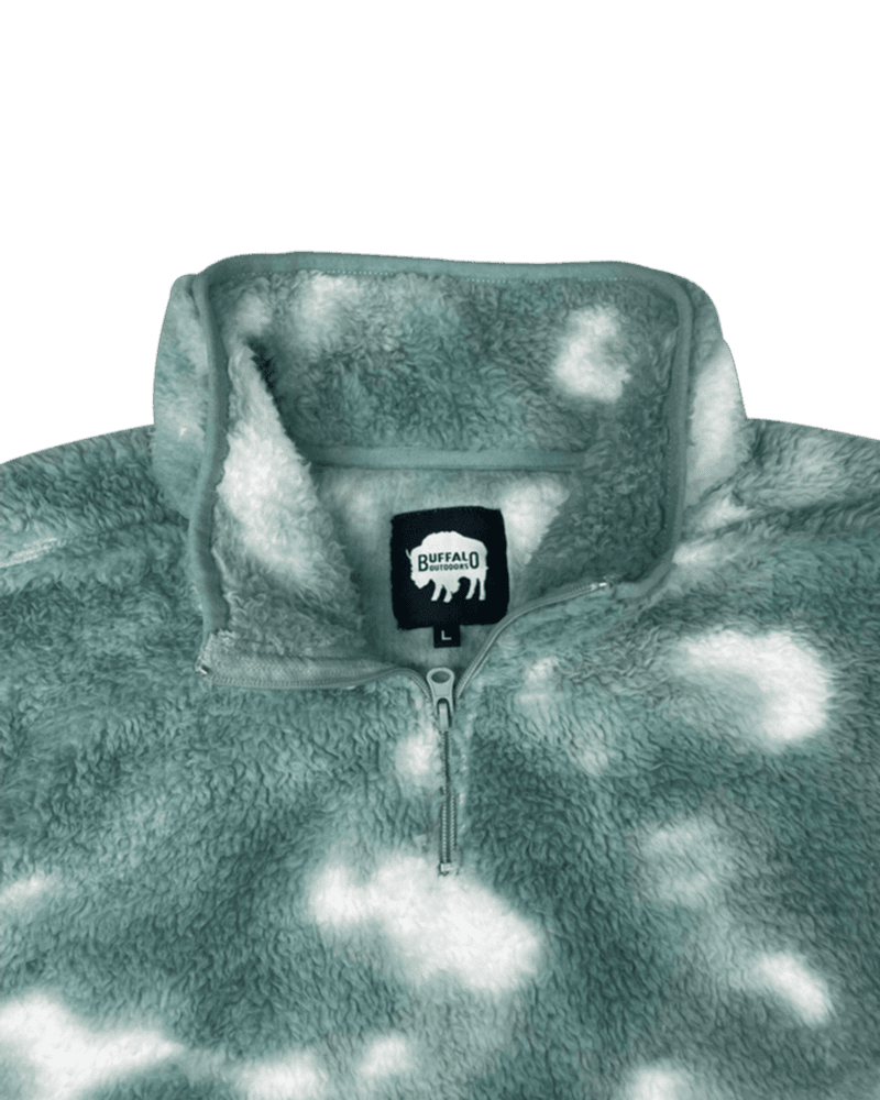 Women's Quarter-Zip Tie-Dye Sherpa