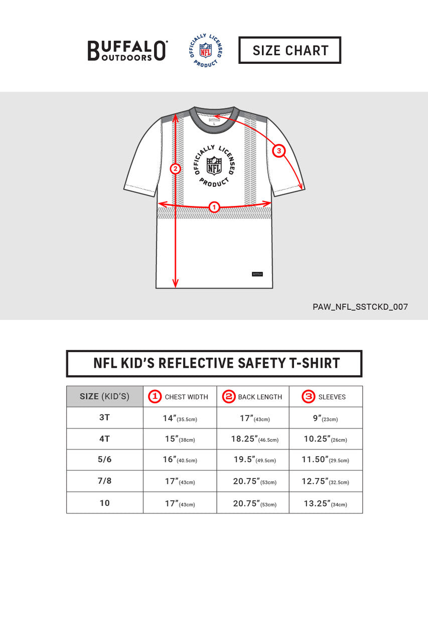 Dallas Cowboys Kids Reflective Safety T-Shirt