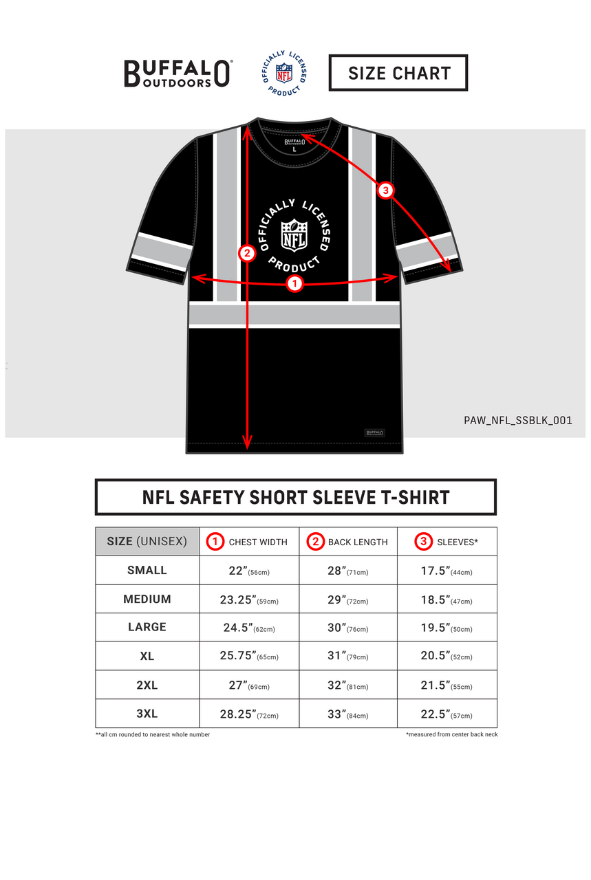 NFL Safety Short Sleeve Black T-Shirt