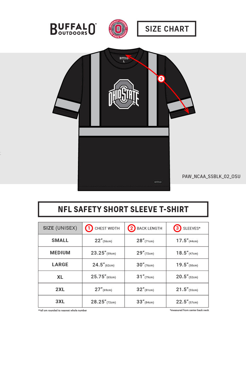 OSU Safety Short Sleeve Black T-Shirt