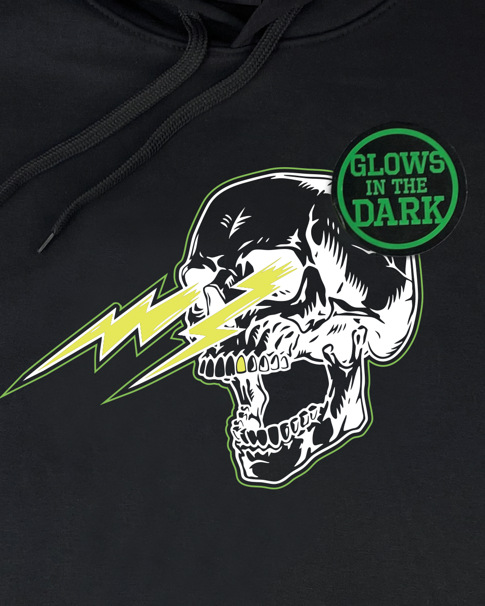 Glow in the Dark Graphic Hooded Sweatshirt