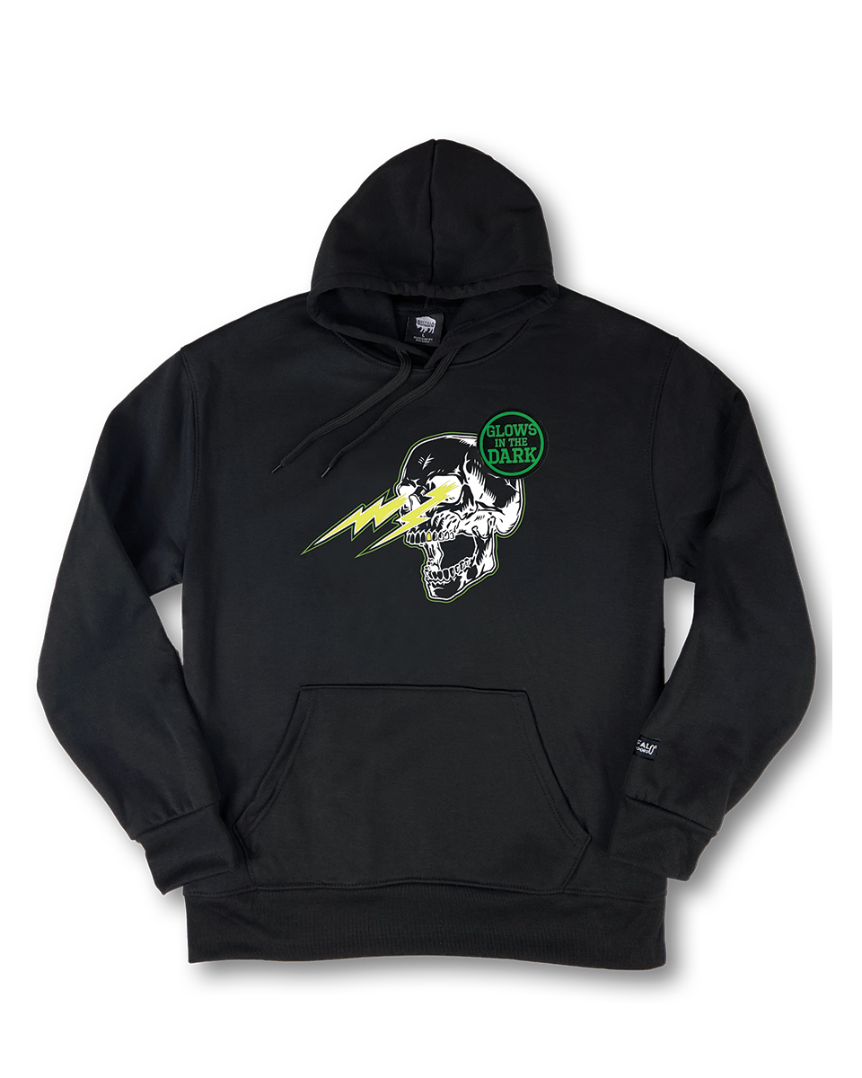 Glow in the Dark Graphic Hooded Sweatshirt