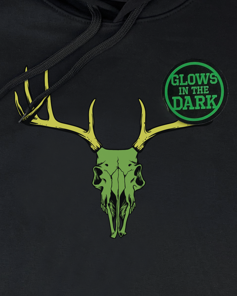 Glow in the Dark Graphic Hooded Sweatshirt
