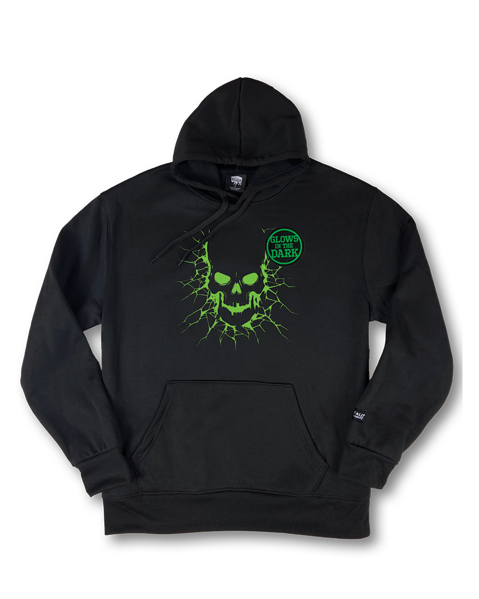 Glow in the Dark Graphic Hooded Sweatshirt