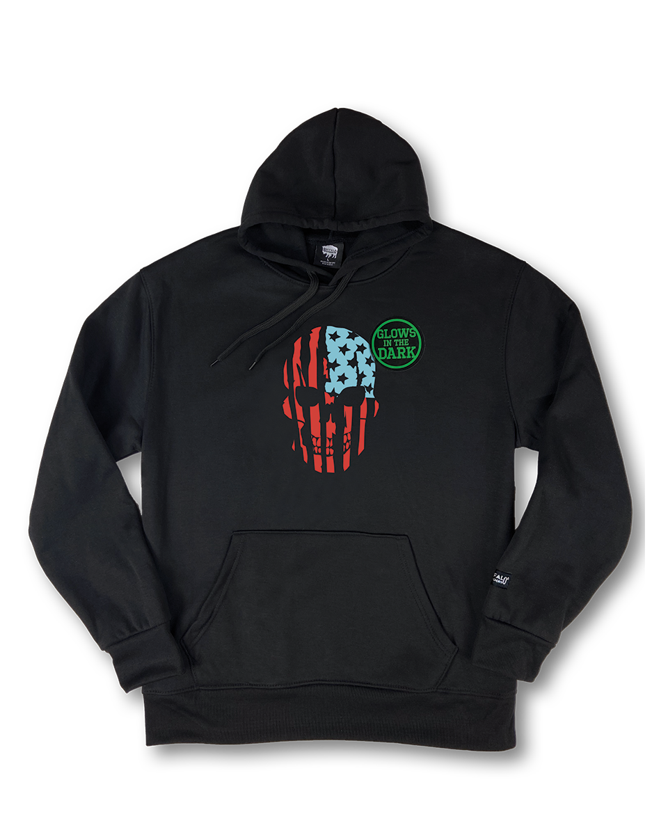 Glow in the Dark Graphic Hooded Sweatshirt