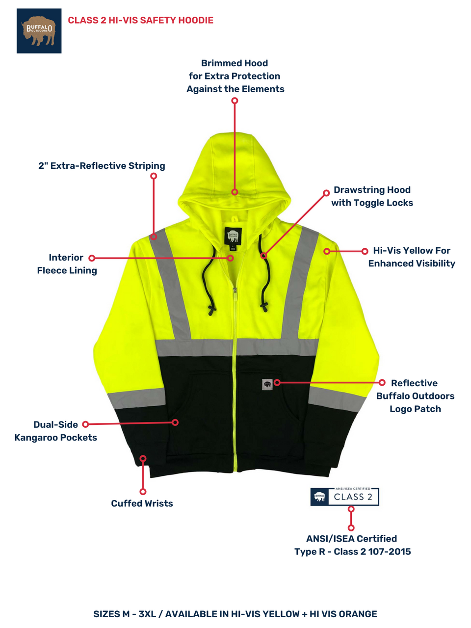 Reflective Safety Hoodie