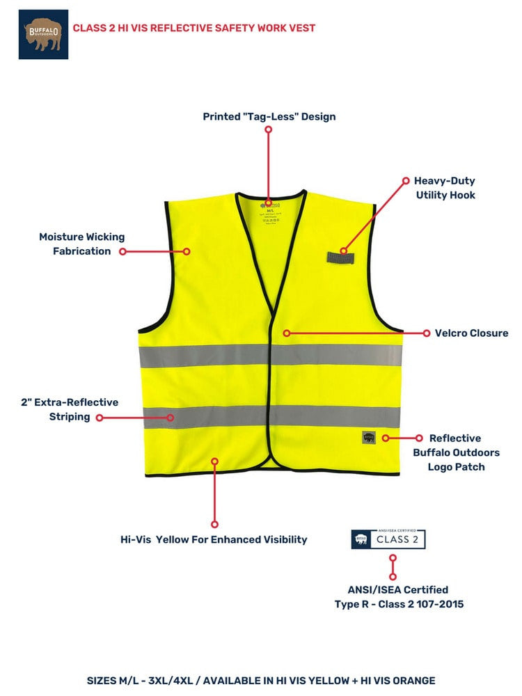 Reflective Safety Work Vest