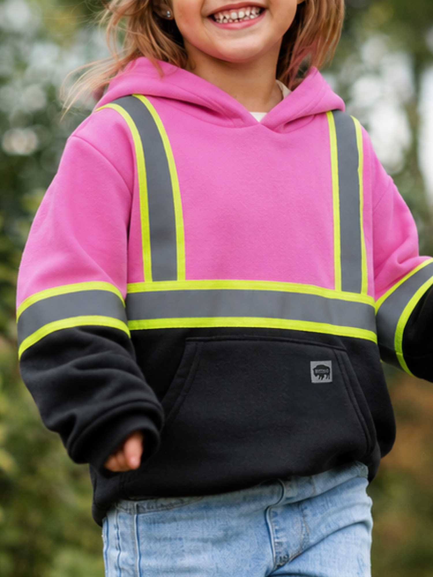 Kids Reflective Safety Sweatshirt
