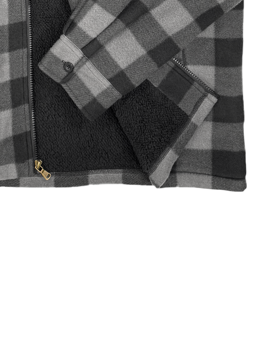 Sherpa Lined Hooded Fleece