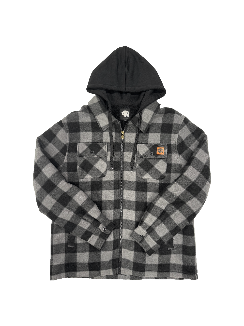 Sherpa Lined Hooded Fleece