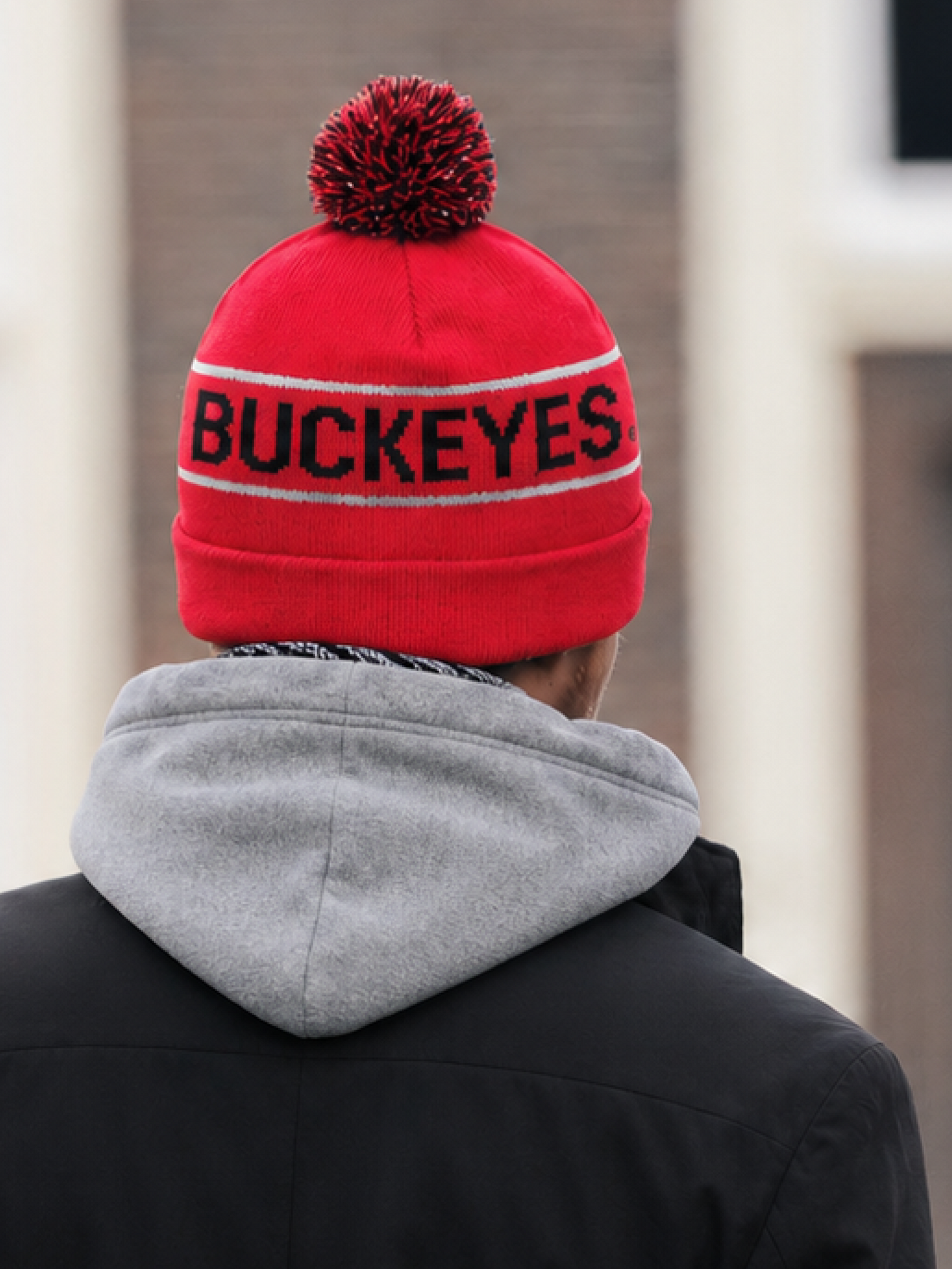 OSU Safety Knit Pom Hat