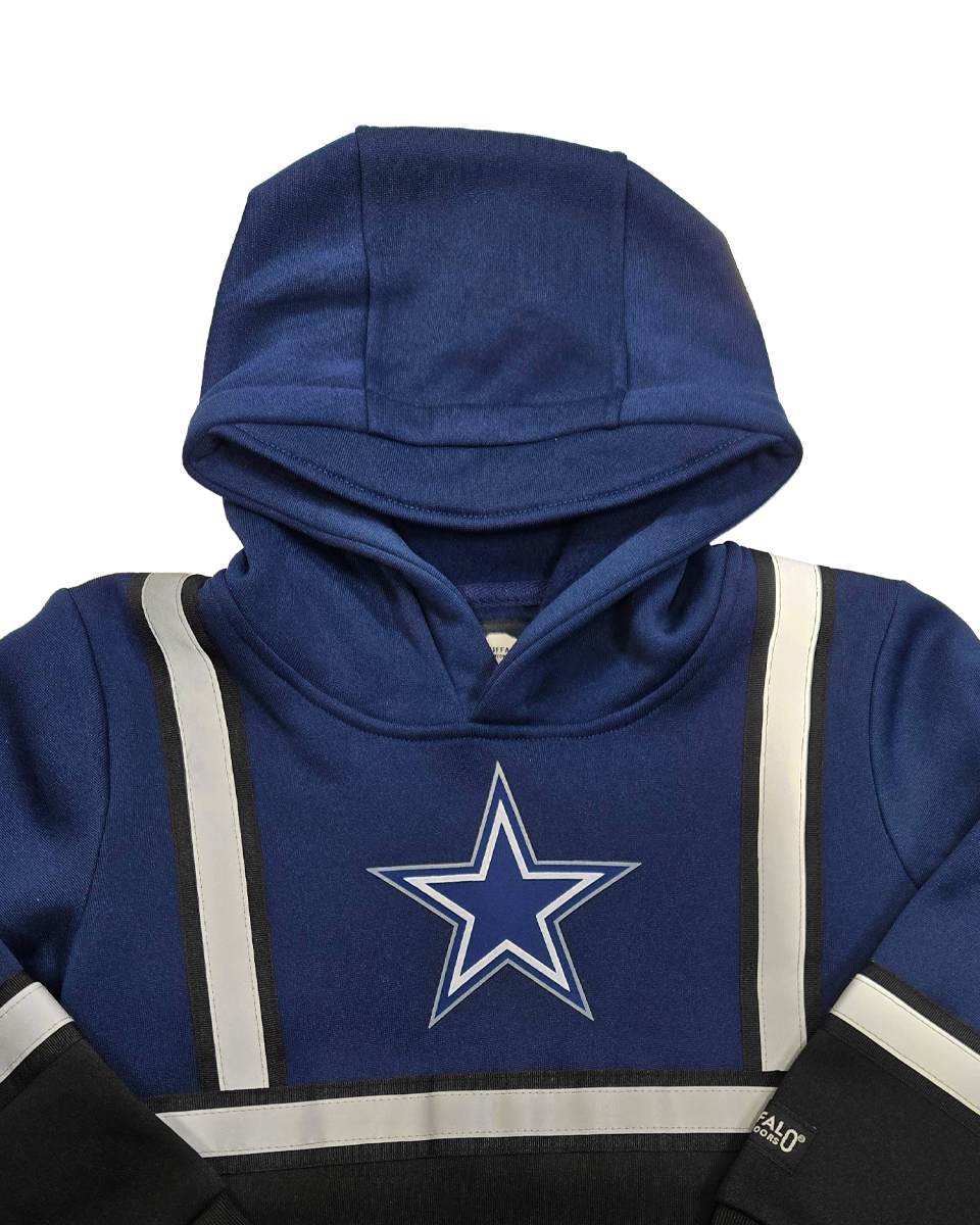 Dallas Cowboys Kids Reflective Safety Sweatshirt