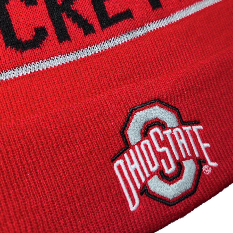 OSU Safety Knit Pom Hat