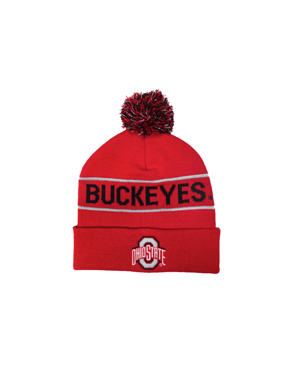 OSU Safety Knit Pom Hat