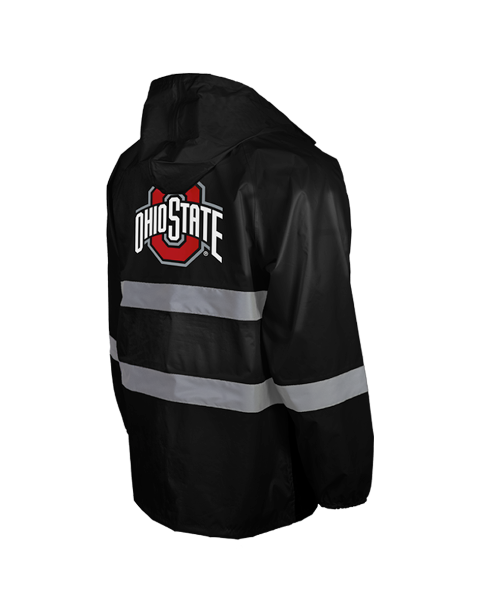 OSU Reflective Safety Hooded Rainshell