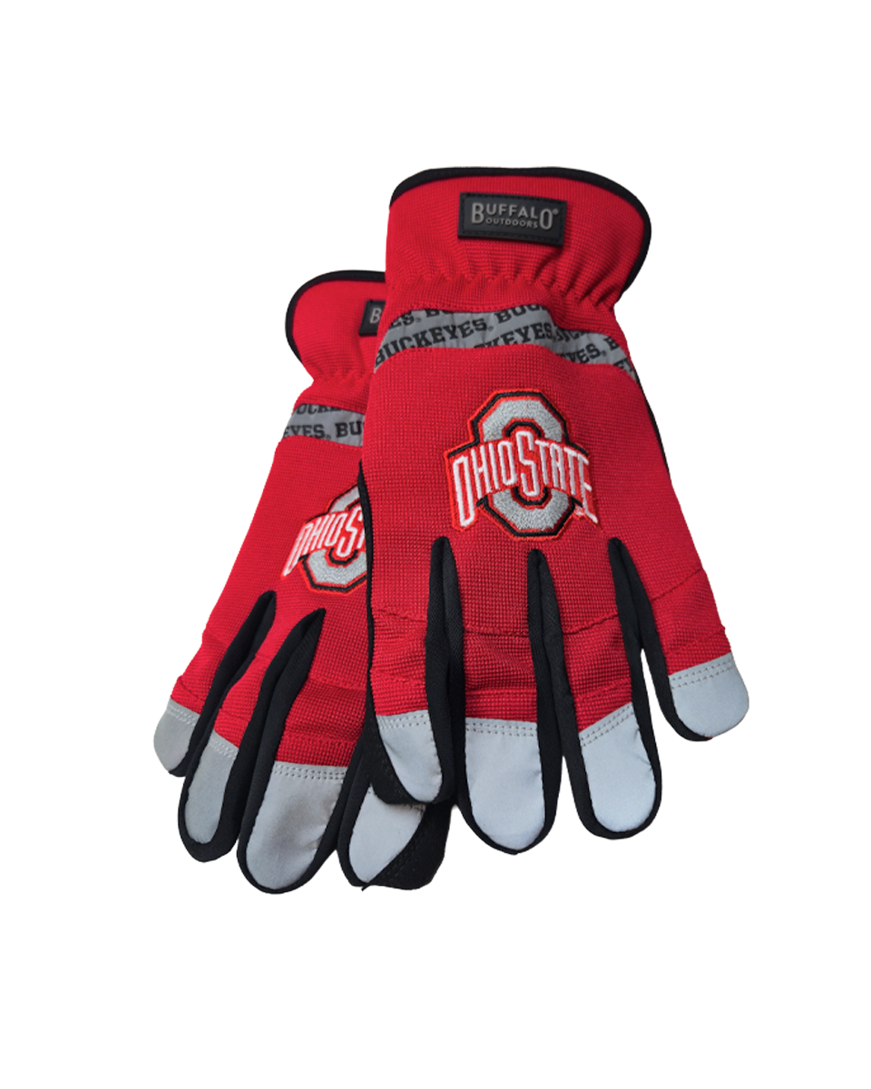 OSU Reflective Safety Mechanics Work Gloves