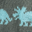 Teal Dinosaur