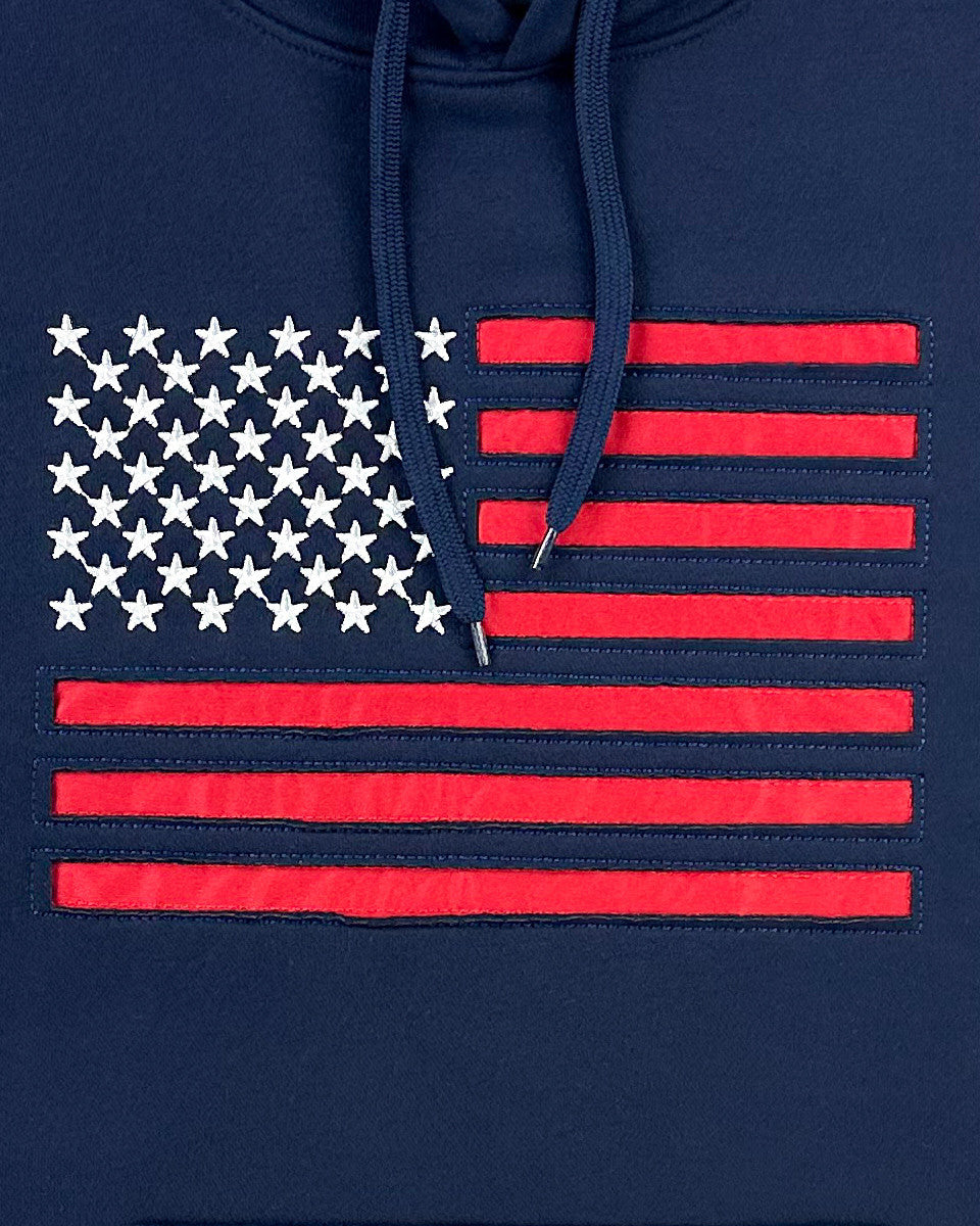 American Flag Hooded Sweatshirt