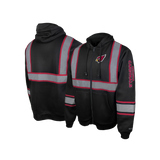 NFL Safety Black Zip-Up Hooded Sweatshirt