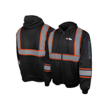 NFL Safety Black Zip-Up Hooded Sweatshirt