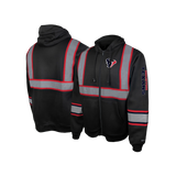 NFL Safety Black Zip-Up Hooded Sweatshirt