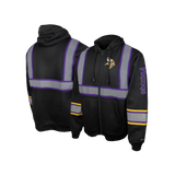 NFL Safety Black Zip-Up Hooded Sweatshirt