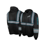 NFL Safety Black Zip-Up Hooded Sweatshirt