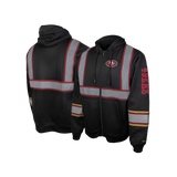 NFL Safety Black Zip-Up Hooded Sweatshirt